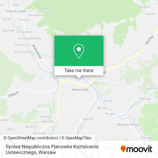 Syntea Niepubliczna Placowka Ksztalcenia Ustawicznego map