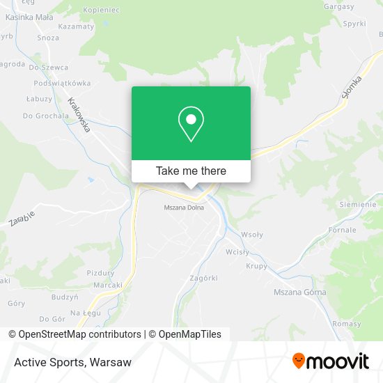 Active Sports map