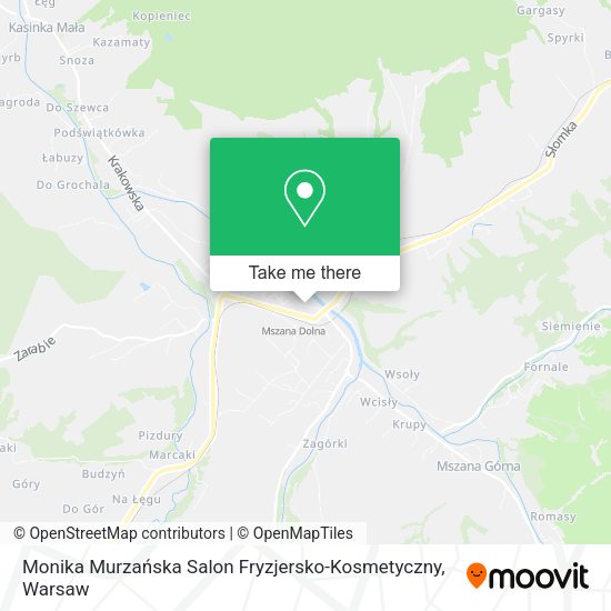 Карта Monika Murzańska Salon Fryzjersko-Kosmetyczny