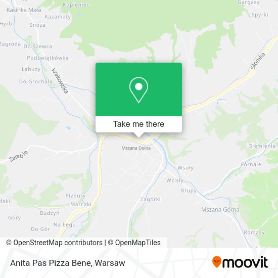 Anita Pas Pizza Bene map