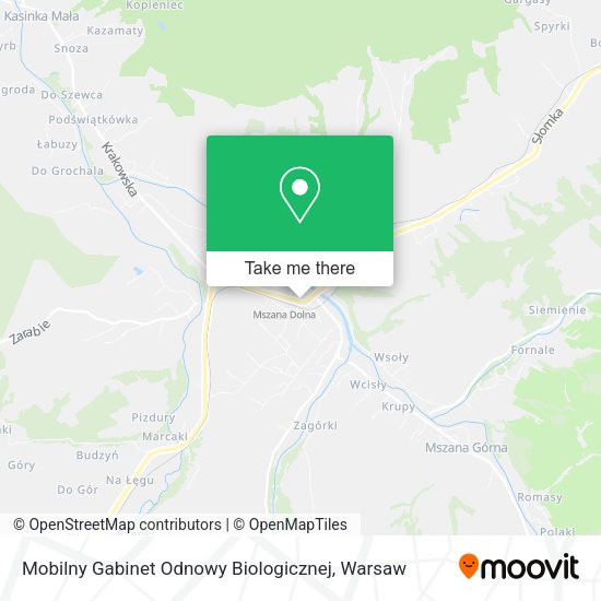 Mobilny Gabinet Odnowy Biologicznej map