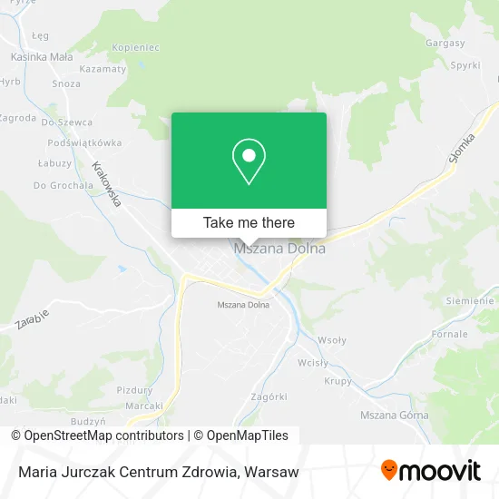 Карта Maria Jurczak Centrum Zdrowia