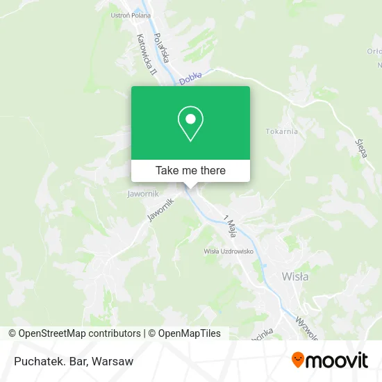 Карта Puchatek. Bar