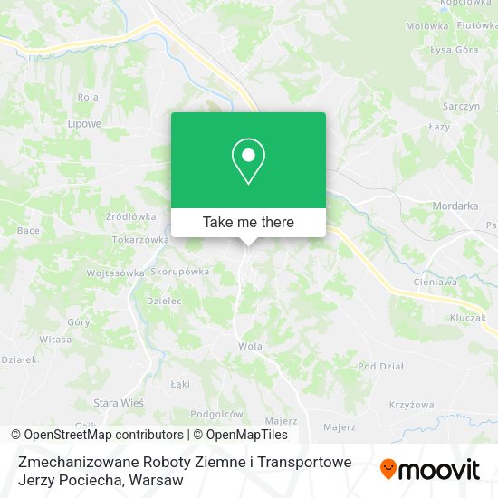 Карта Zmechanizowane Roboty Ziemne i Transportowe Jerzy Pociecha