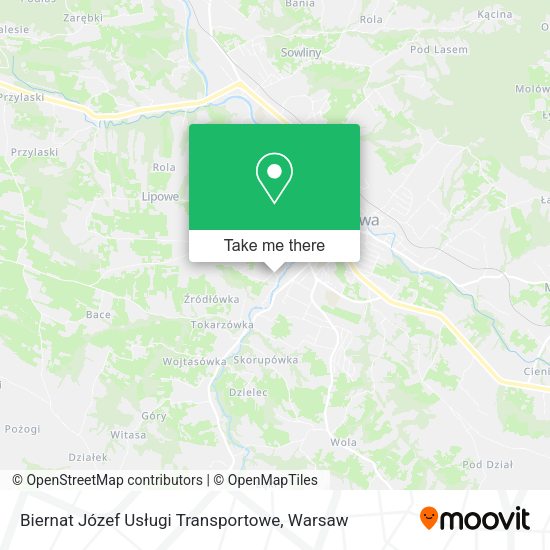 Biernat Józef Usługi Transportowe map