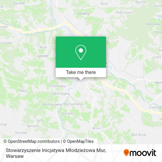 Stowarzyszenie Inicjatywa Młodzieżowa Mur map