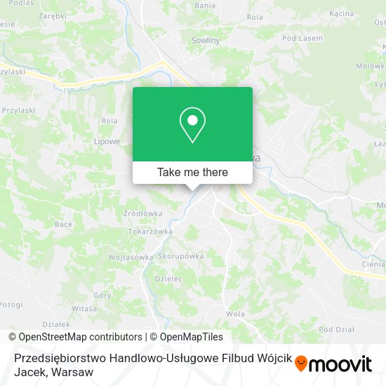 Przedsiębiorstwo Handlowo-Usługowe Filbud Wójcik Jacek map