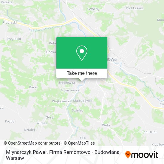 Młynarczyk Paweł. Firma Remontowo - Budowlana map