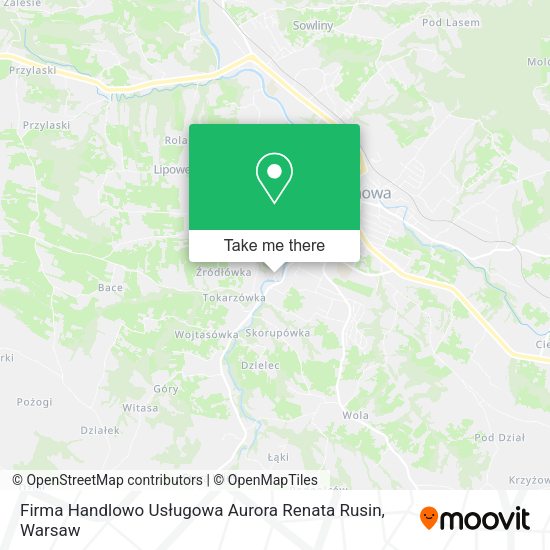 Firma Handlowo Usługowa Aurora Renata Rusin map