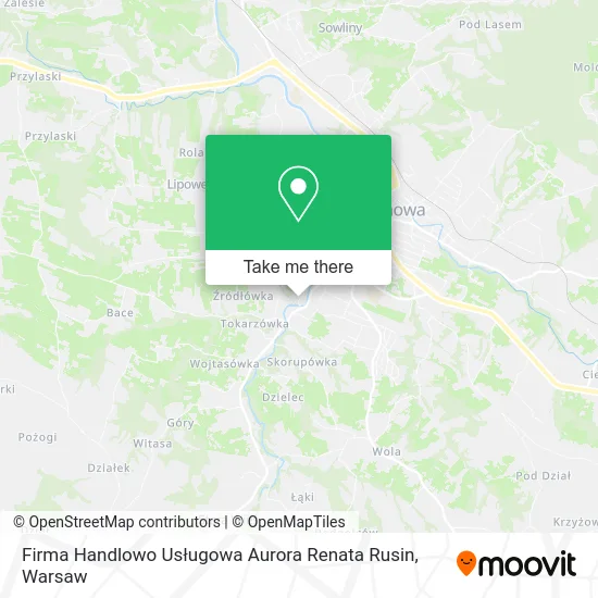 Карта Firma Handlowo Usługowa Aurora Renata Rusin