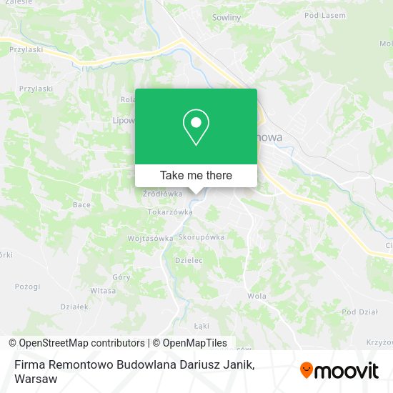 Firma Remontowo Budowlana Dariusz Janik map