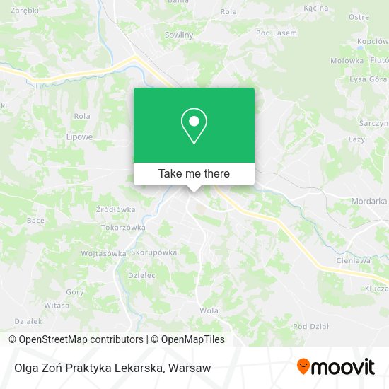 Olga Zoń Praktyka Lekarska map