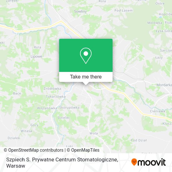 Szpiech S. Prywatne Centrum Stomatologiczne map