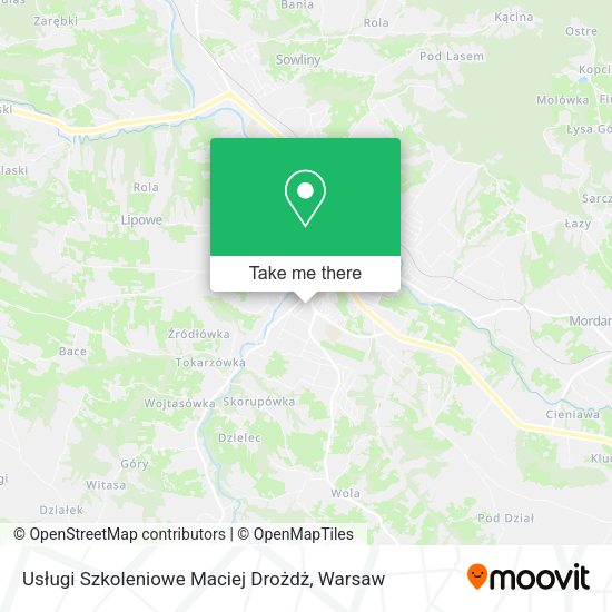 Usługi Szkoleniowe Maciej Drożdż map