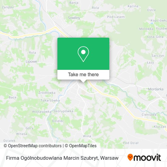 Firma Ogólnobudowlana Marcin Szubryt map