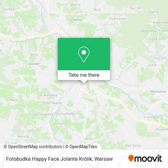 Fotobudka Happy Face Jolanta Królik map