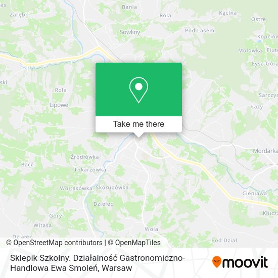 Sklepik Szkolny. Działalność Gastronomiczno-Handlowa Ewa Smoleń map