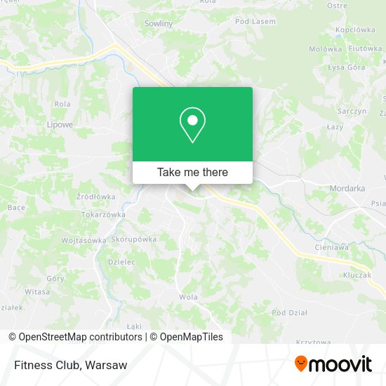 Fitness Club map