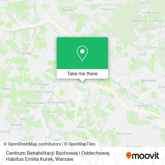 Centrum Rehabilitacji Ruchowej i Oddechowej Habitus Emilia Kurek map