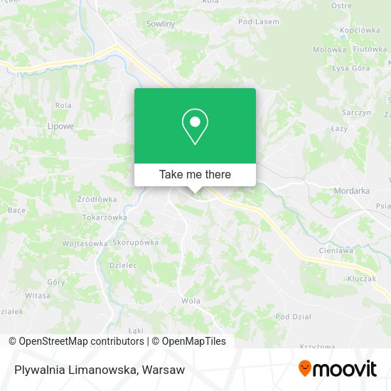 Plywalnia Limanowska map