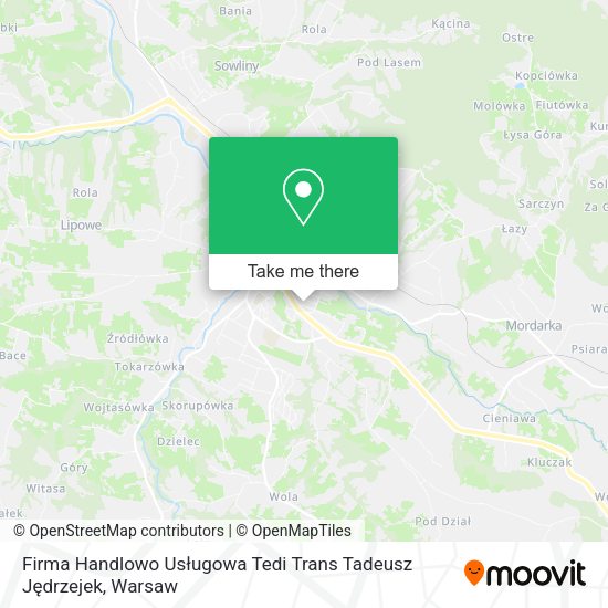 Firma Handlowo Usługowa Tedi Trans Tadeusz Jędrzejek map