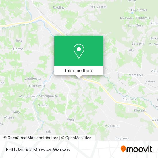 FHU Janusz Mrowca map