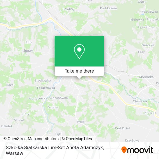 Szkółka Siatkarska Lim-Set Aneta Adamczyk map