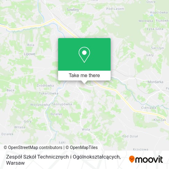 Zespół Szkół Technicznych i Ogólnokształcących map