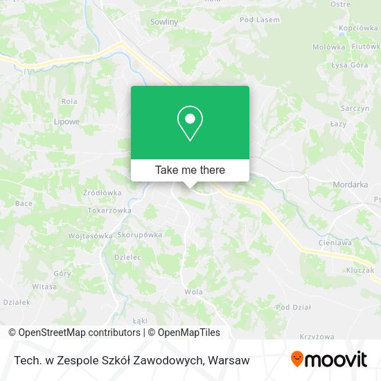 Tech. w Zespole Szkół Zawodowych map