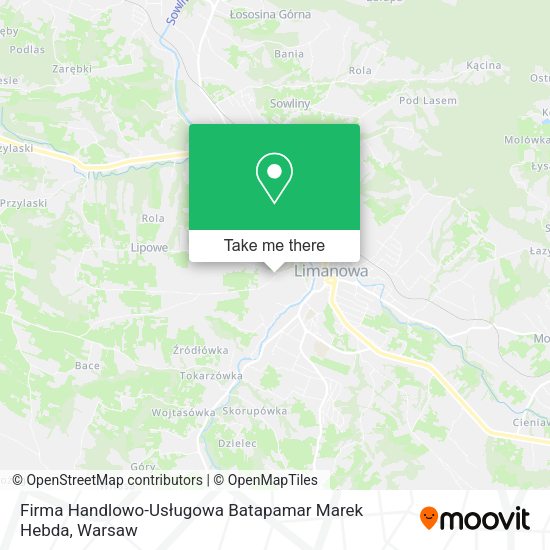 Firma Handlowo-Usługowa Batapamar Marek Hebda map