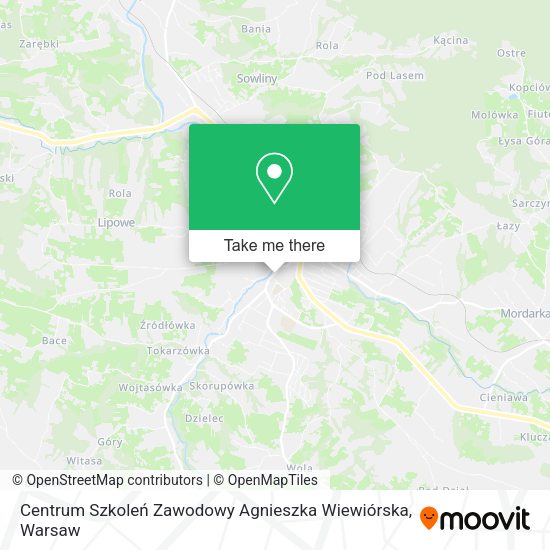 Centrum Szkoleń Zawodowy Agnieszka Wiewiórska map