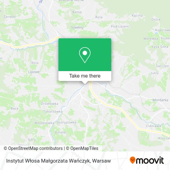 Instytut Włosa Małgorzata Wańczyk map