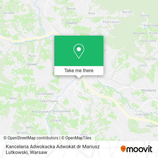 Kancelaria Adwokacka Adwokat dr Mariusz Lutkowski map