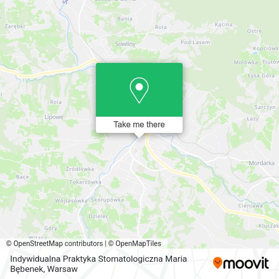 Indywidualna Praktyka Stomatologiczna Maria Bębenek map