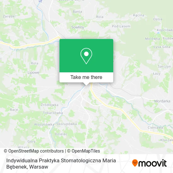 Карта Indywidualna Praktyka Stomatologiczna Maria Bębenek