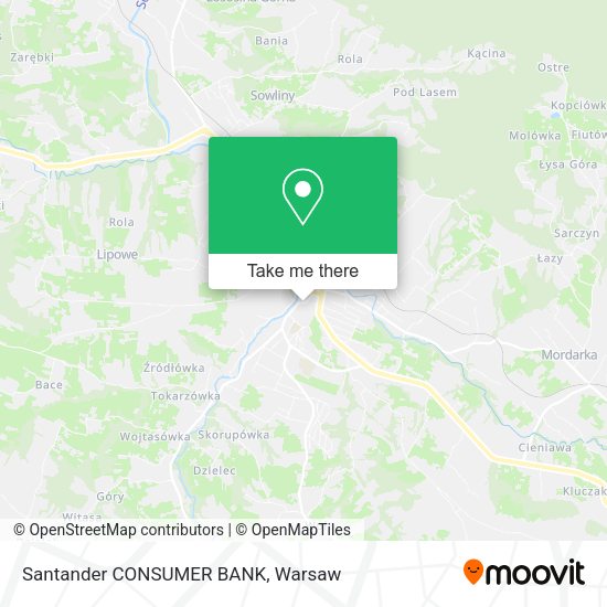 Santander CONSUMER BANK map