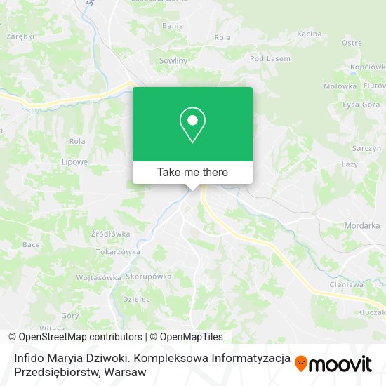 Infido Maryia Dziwoki. Kompleksowa Informatyzacja Przedsiębiorstw map