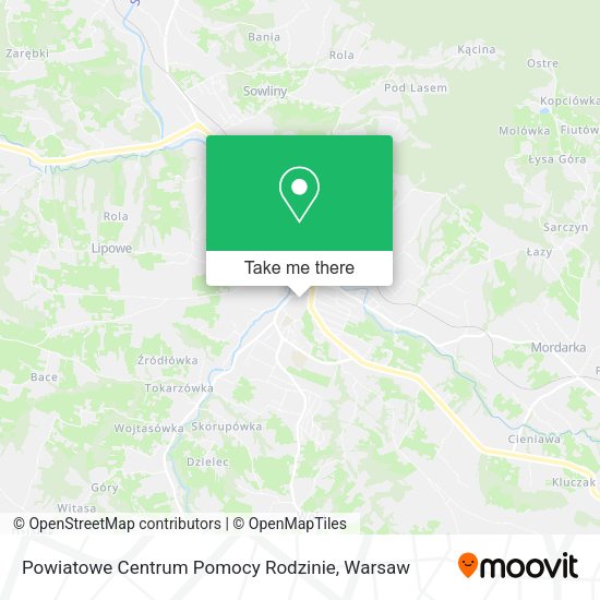 Powiatowe Centrum Pomocy Rodzinie map