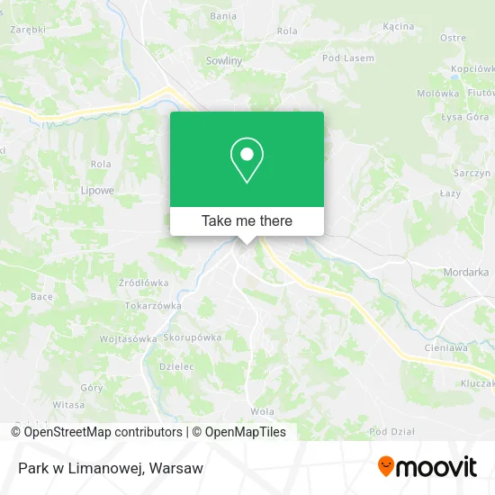 Карта Park w Limanowej