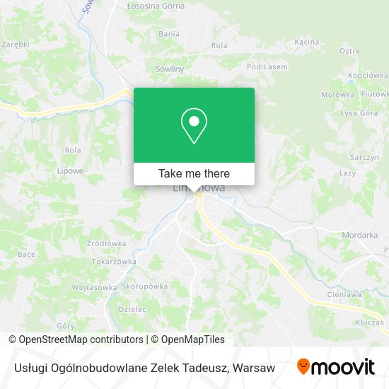 Usługi Ogólnobudowlane Zelek Tadeusz map