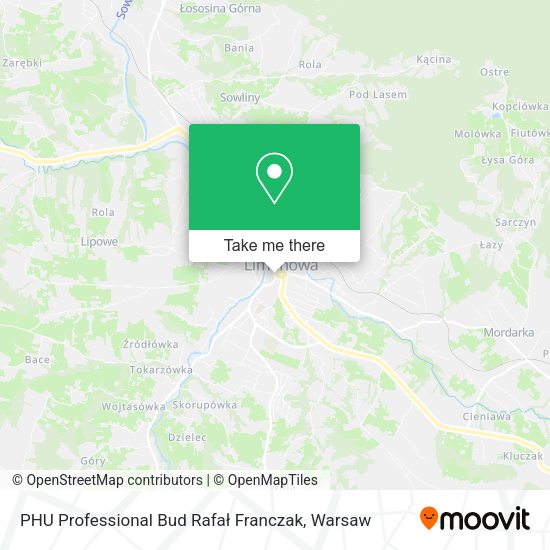 PHU Professional Bud Rafał Franczak map