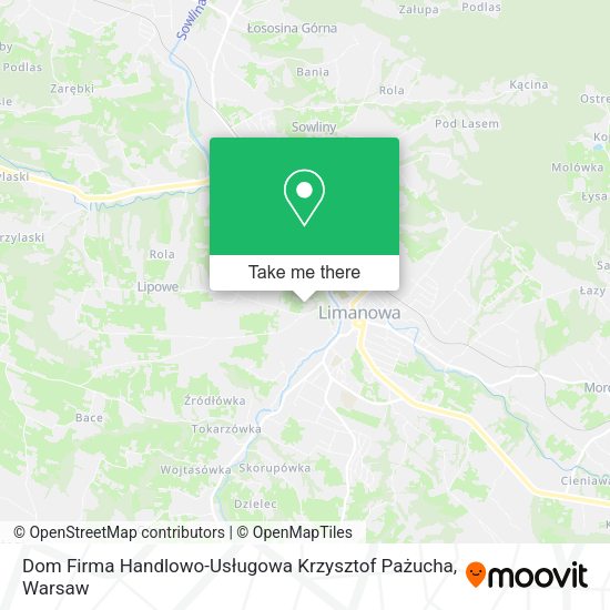 Dom Firma Handlowo-Usługowa Krzysztof Pażucha map