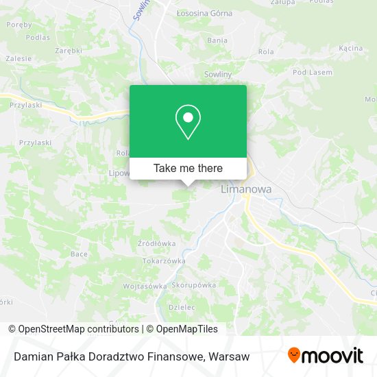 Damian Pałka Doradztwo Finansowe map