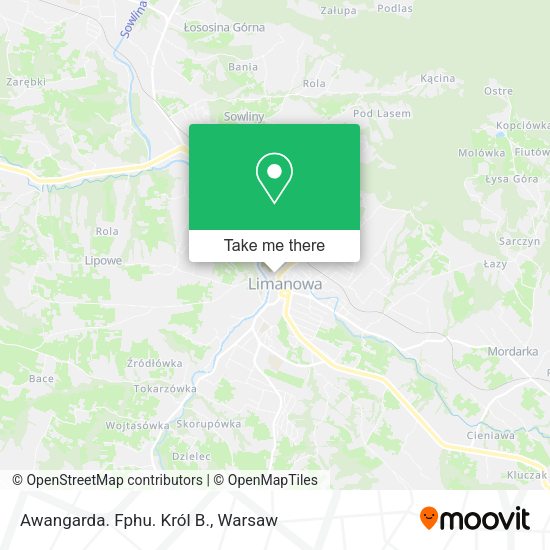 Awangarda. Fphu. Król B. map