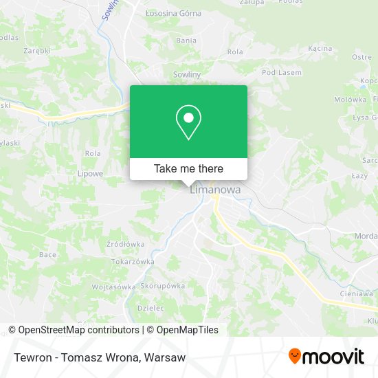 Tewron - Tomasz Wrona map