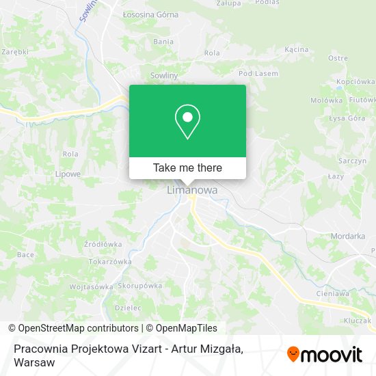 Pracownia Projektowa Vizart - Artur Mizgała map