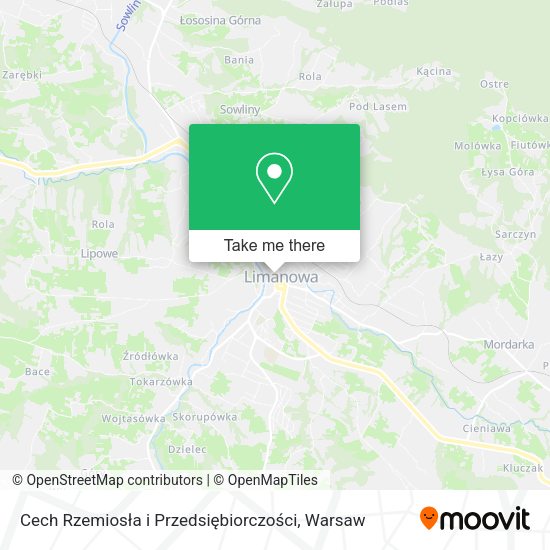 Cech Rzemiosła i Przedsiębiorczości map