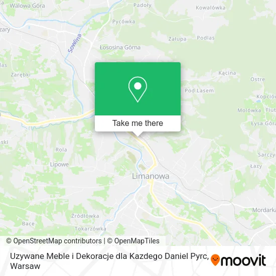 Карта Uzywane Meble i Dekoracje dla Kazdego Daniel Pyrc