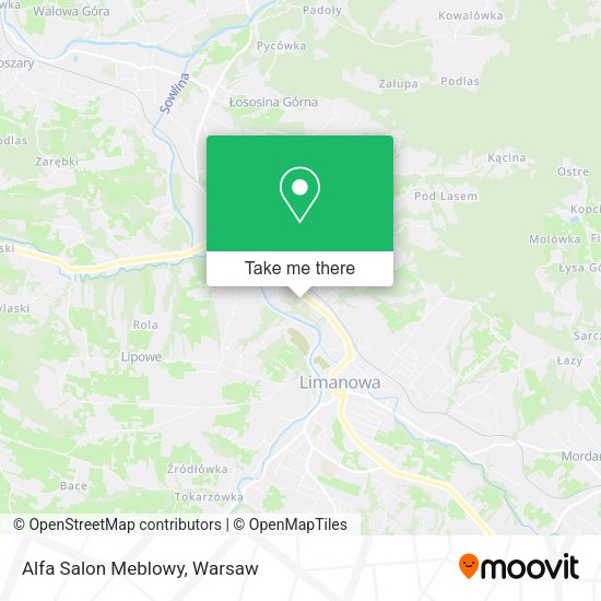 Alfa Salon Meblowy map