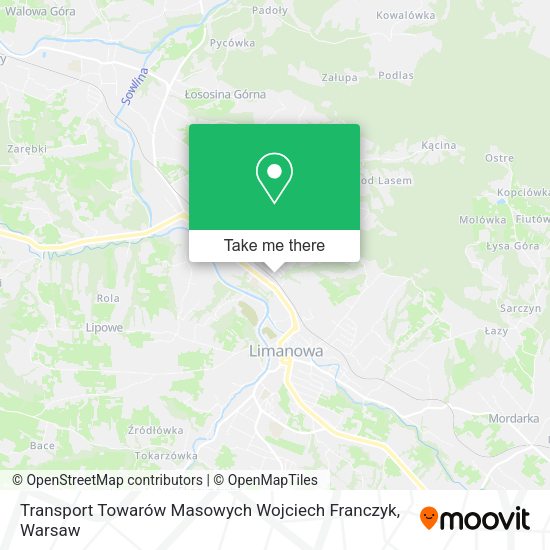 Transport Towarów Masowych Wojciech Franczyk map